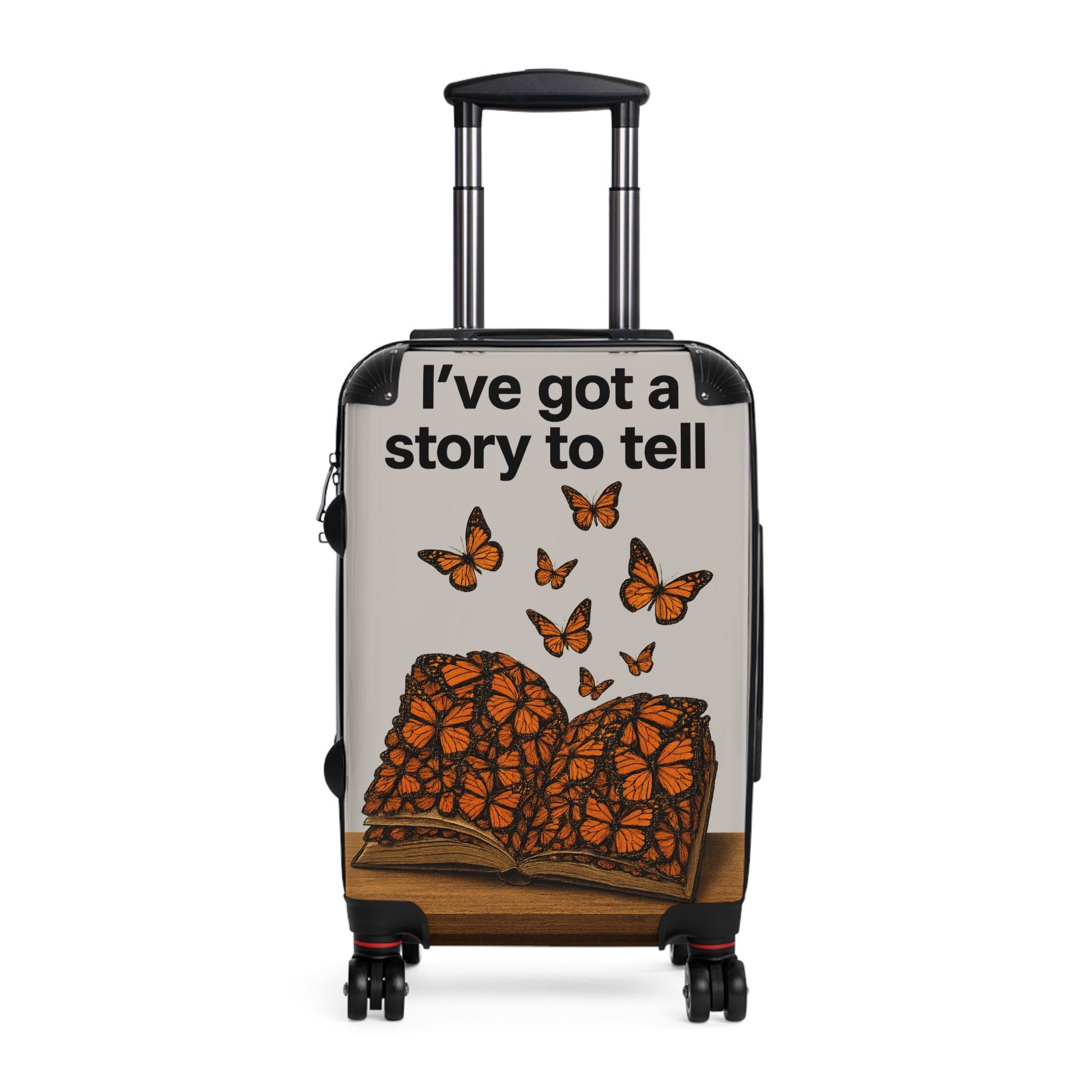 Suitcase - "I've Got a Story to Tell" Butterflies Travel Luggage Cover