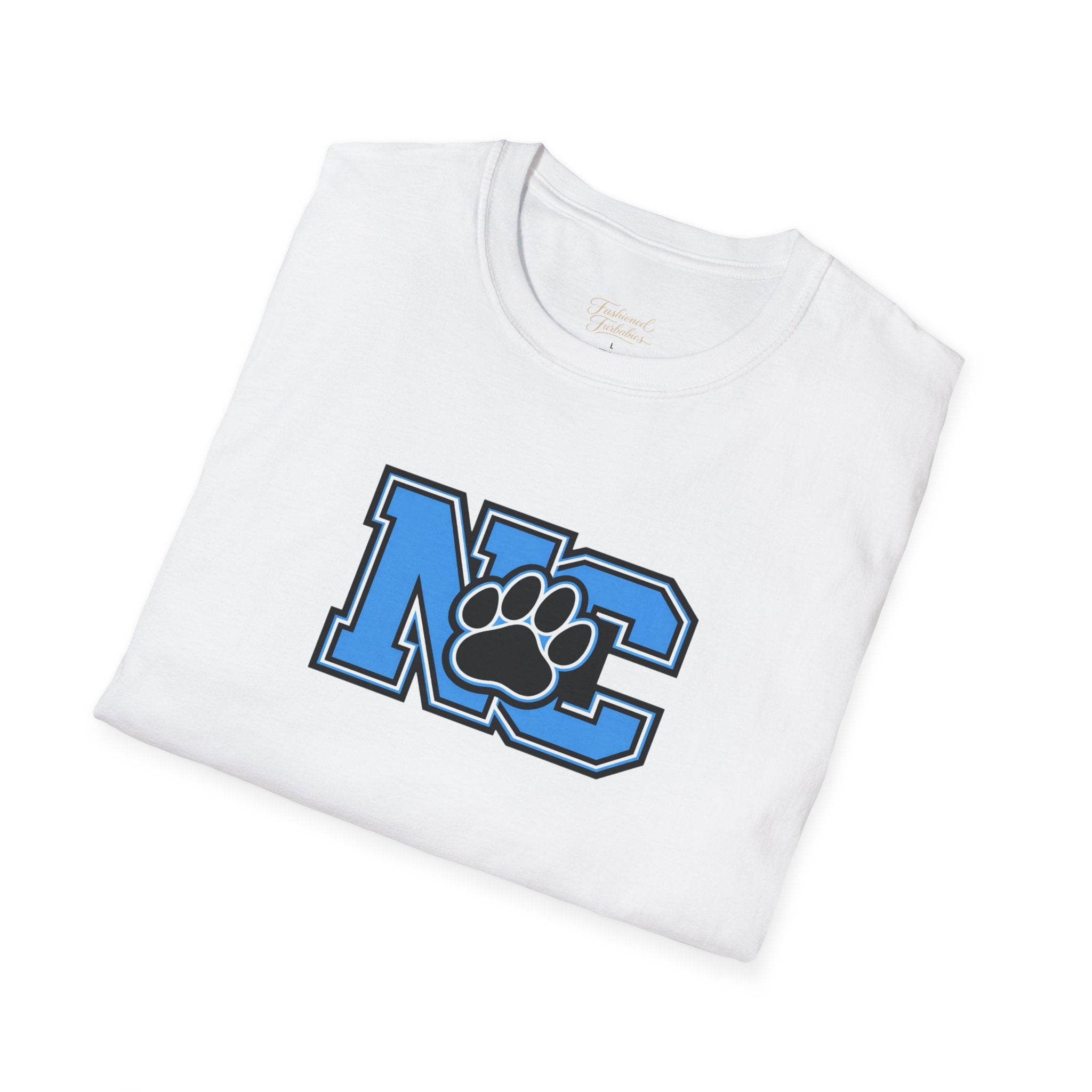 North Carolina Atlanta California Pet Bandana Tee — Matching Scripture on Back