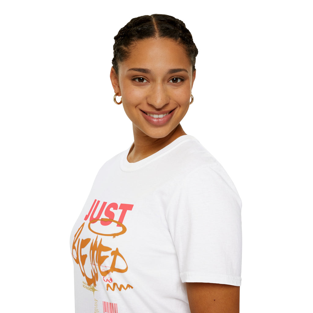 Just Blessed T-Shirt — Casual Inspirational Graphic Tee