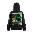 Doberman Windproof Sports Zip-up Hoodie with Built-in Face Mask