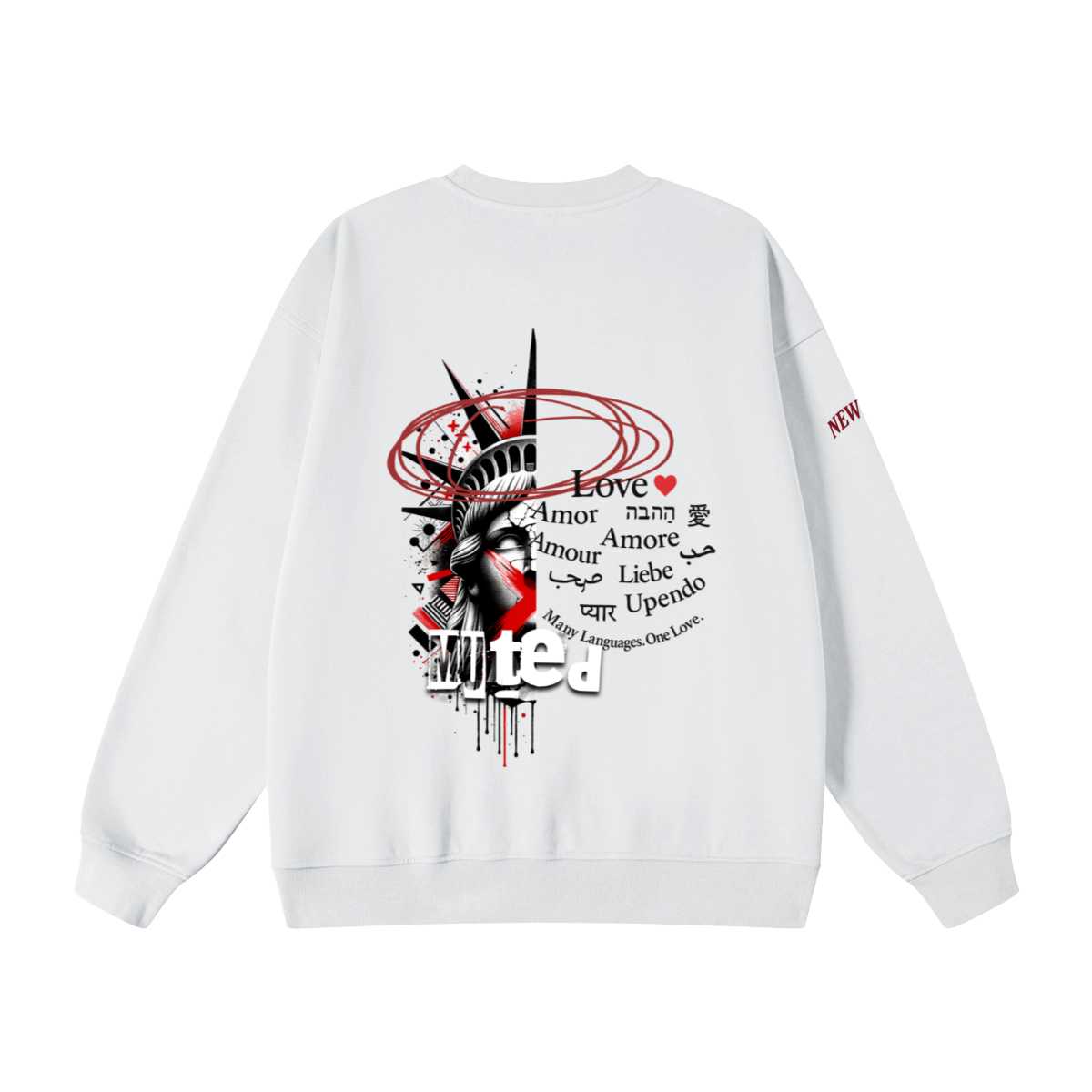 Unisex Heavyweight Oversized Sweatshirt(440GSM)