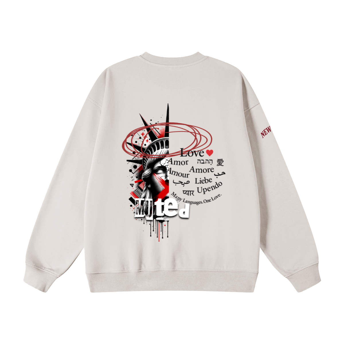 Unisex Heavyweight Oversized Sweatshirt(440GSM)