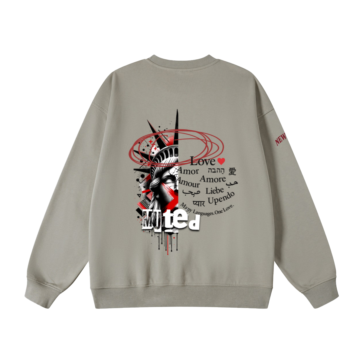 Unisex Heavyweight Oversized Sweatshirt(440GSM)