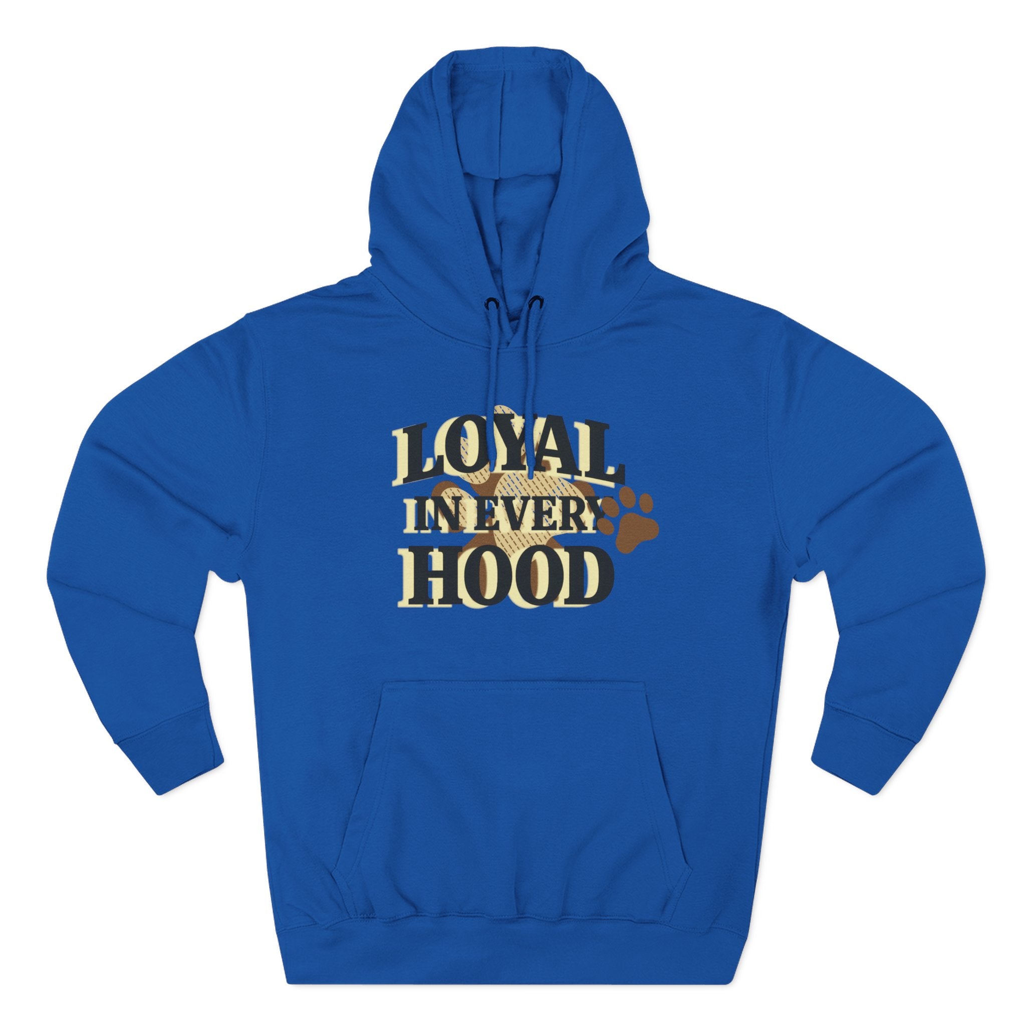 Dog Hoodie — "Loyal in Every Hood" Fleece Three-Panel