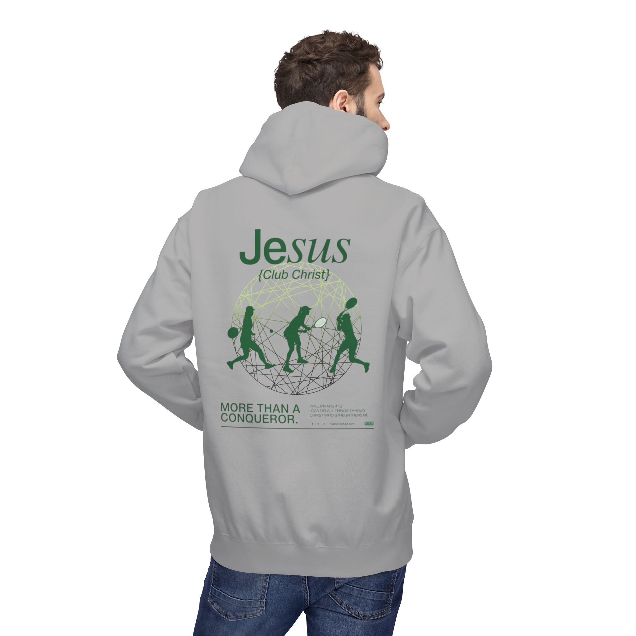 Jesus Athletic Club Hoodie — Faith Graphic Hoodie