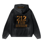 Vintage Wash Frayed Fleece Hoodie