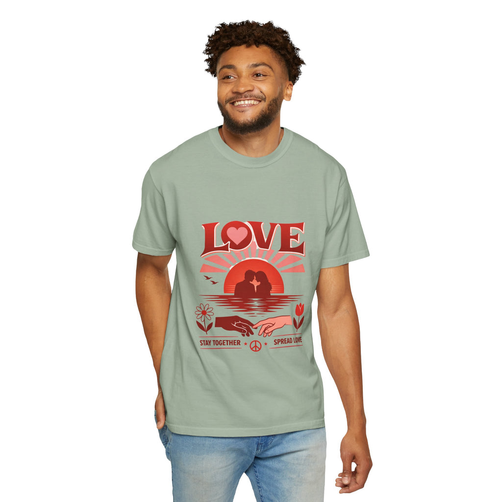 Love Graphic T‑Shirt — 'Stay Together, Spread Love' Retro
