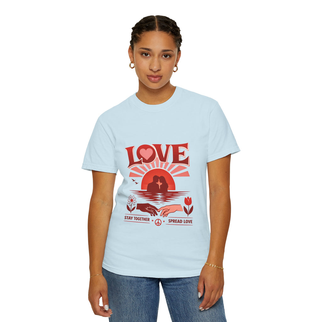 Love Graphic T‑Shirt — 'Stay Together, Spread Love' Retro
