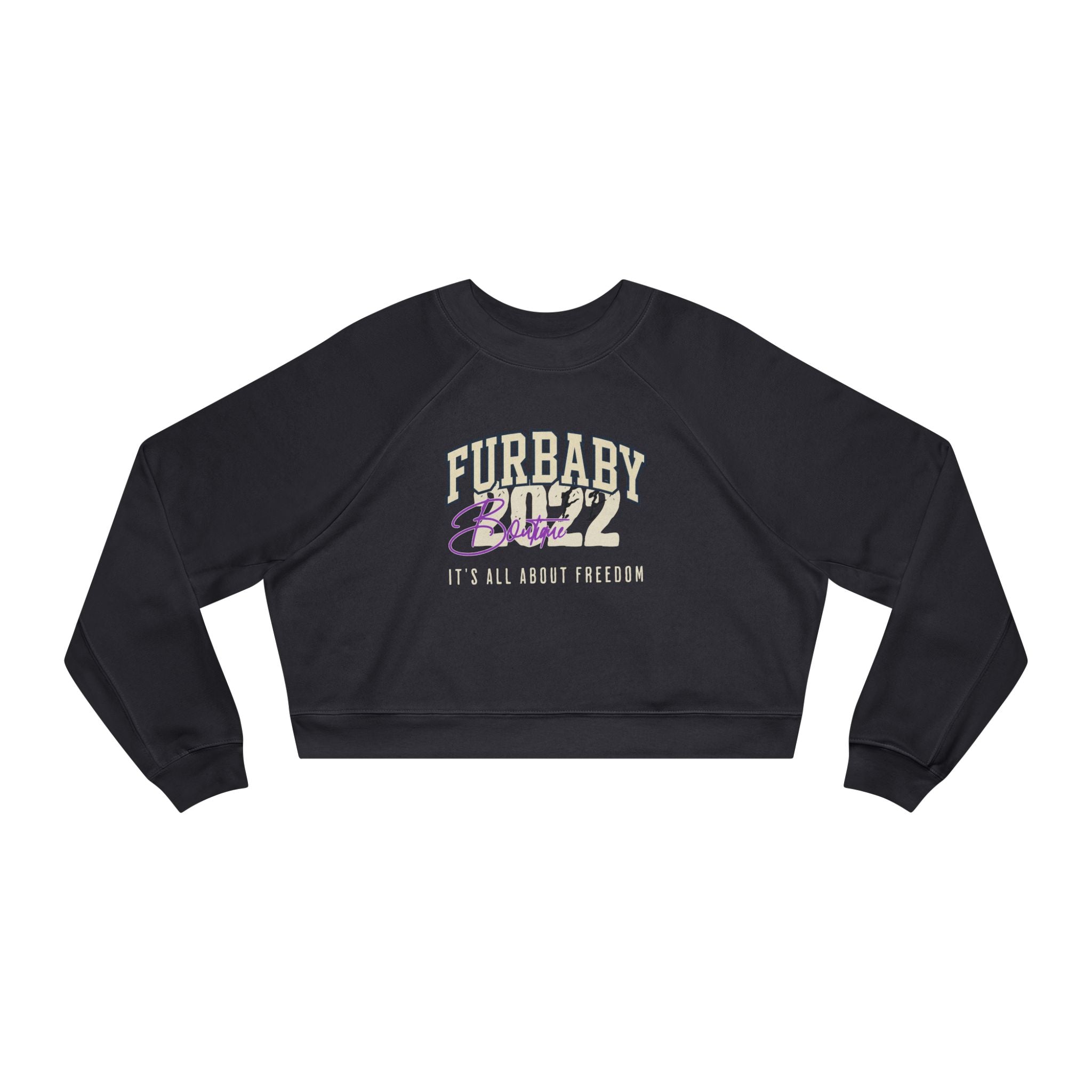 Furbaby Cropped Pullover — Cozy Pet Lover Sweatshirt