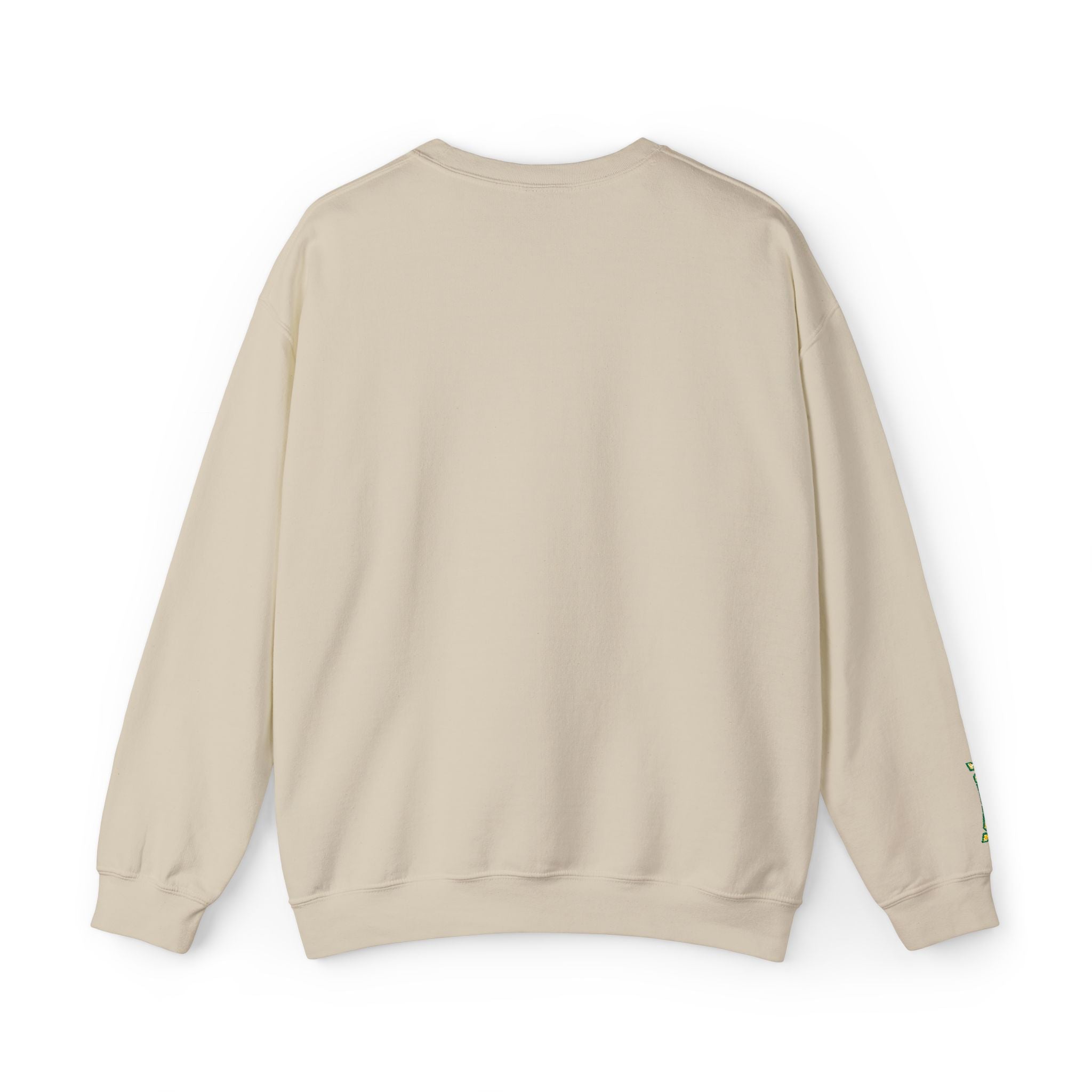 California Crewneck Sweatshirt — Green Vintage 'CA' Paw Logo