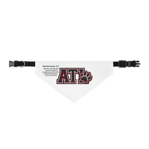 Clip-On Pet Bandana — 'ATL' Paw Logo Dog Collar Accessory