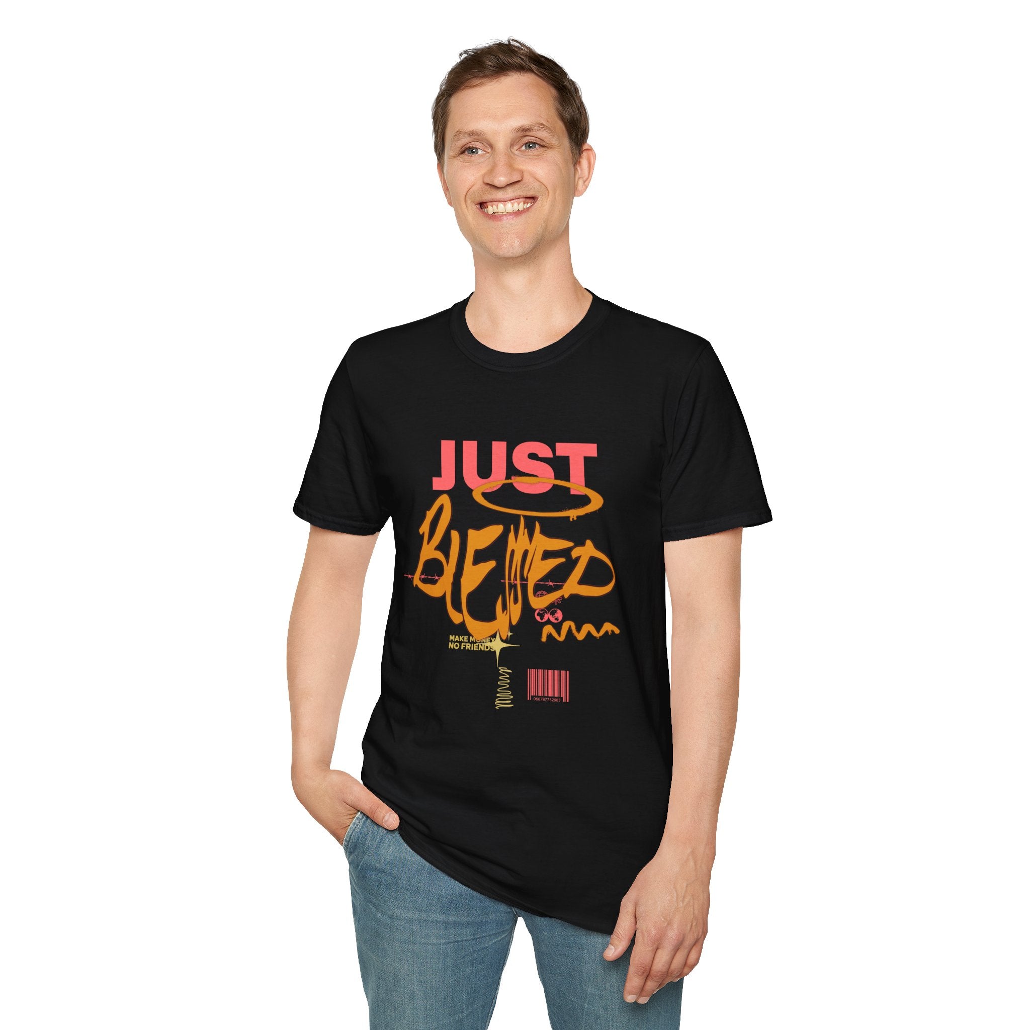 Just Blessed T-Shirt — Casual Inspirational Graphic Tee