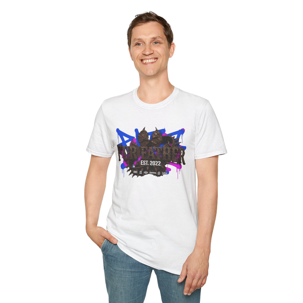 Graffiti Fur Father Punk T-Shirt — "PUNKER" Est. 2022 Urban Streetwear