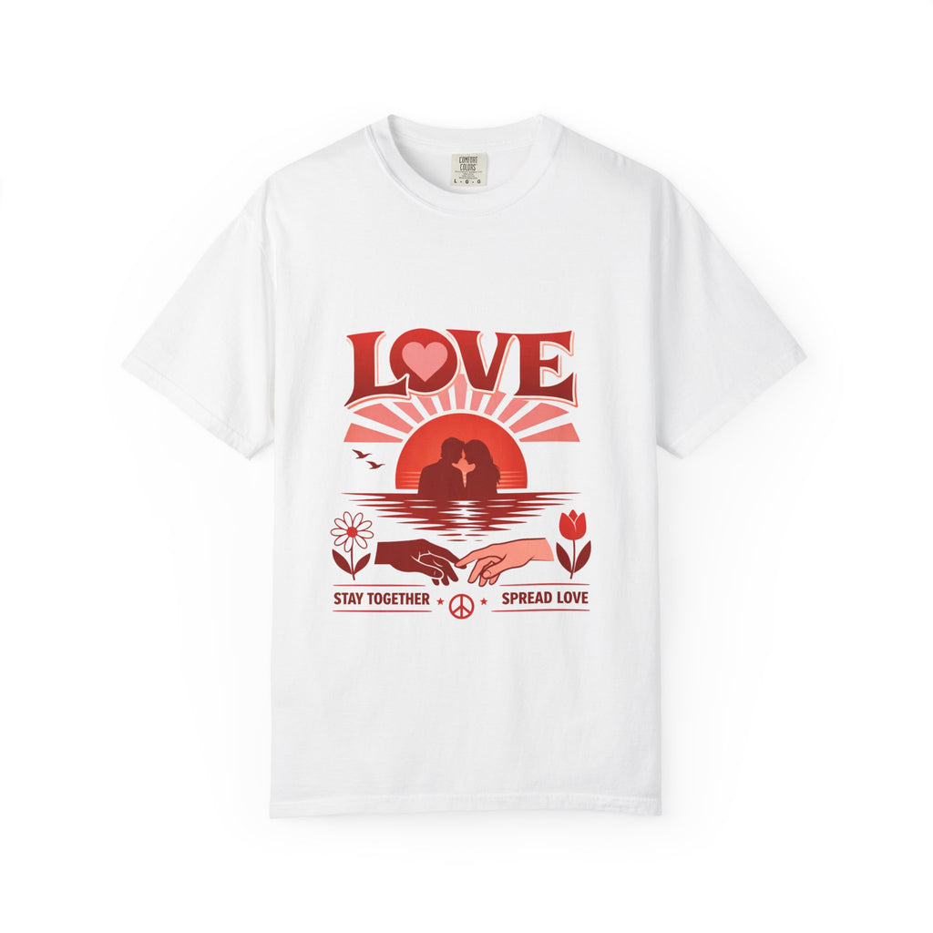 Love Graphic T‑Shirt — 'Stay Together, Spread Love' Retro