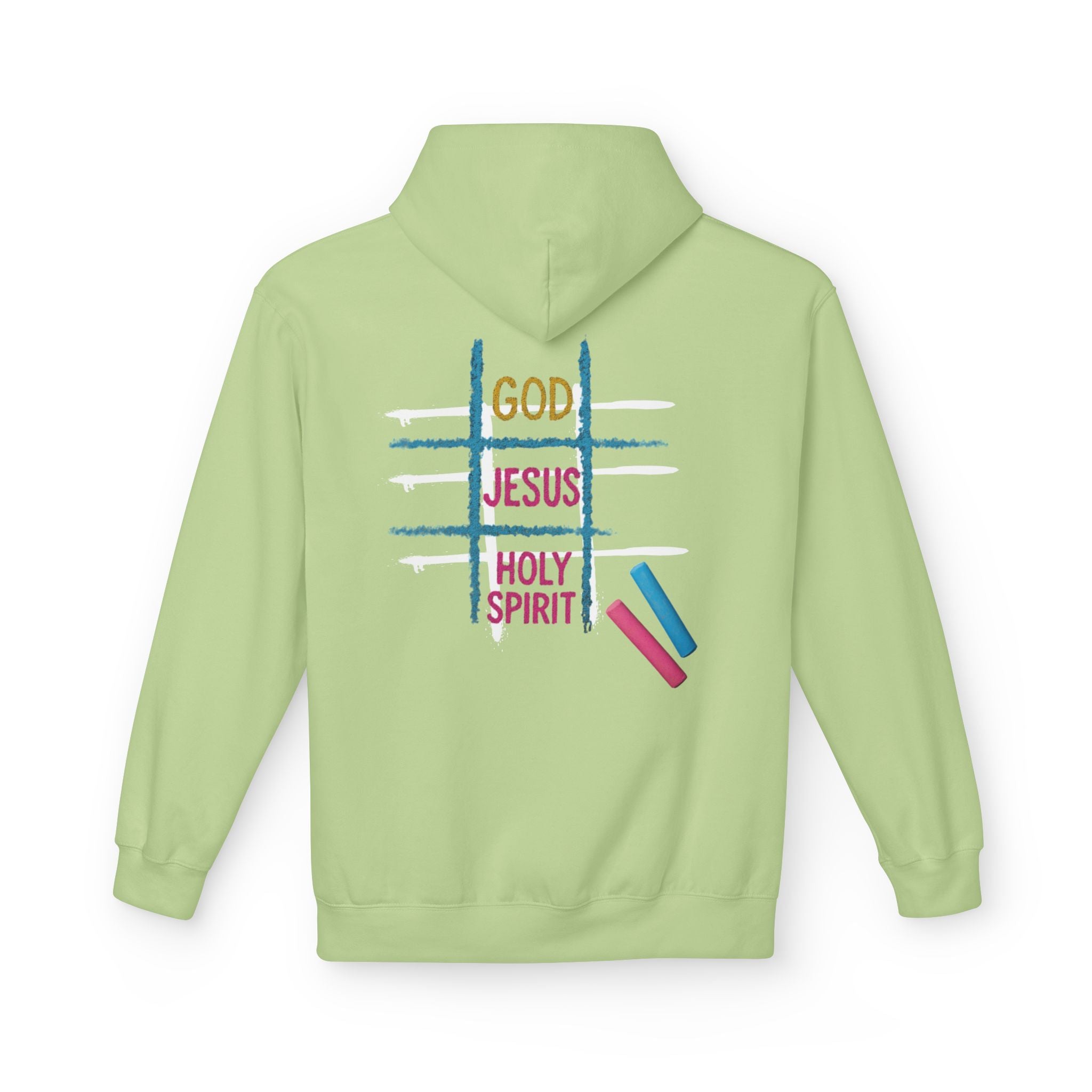 Tic Tac Toe Trinity Hoodie - God Jesus Holy Spirit