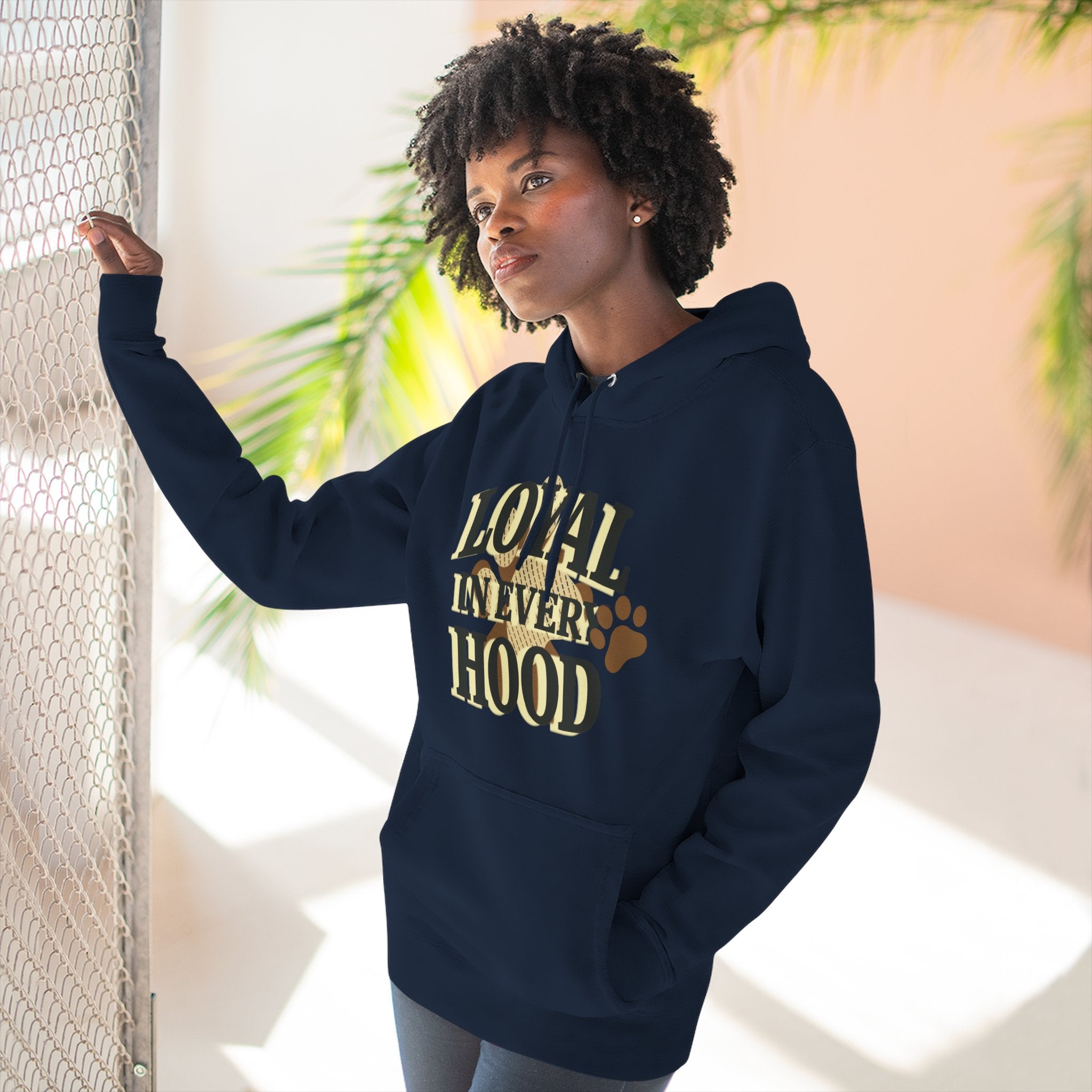 "Loyal in Every Hood" Fleece Three-Panel Hoodie