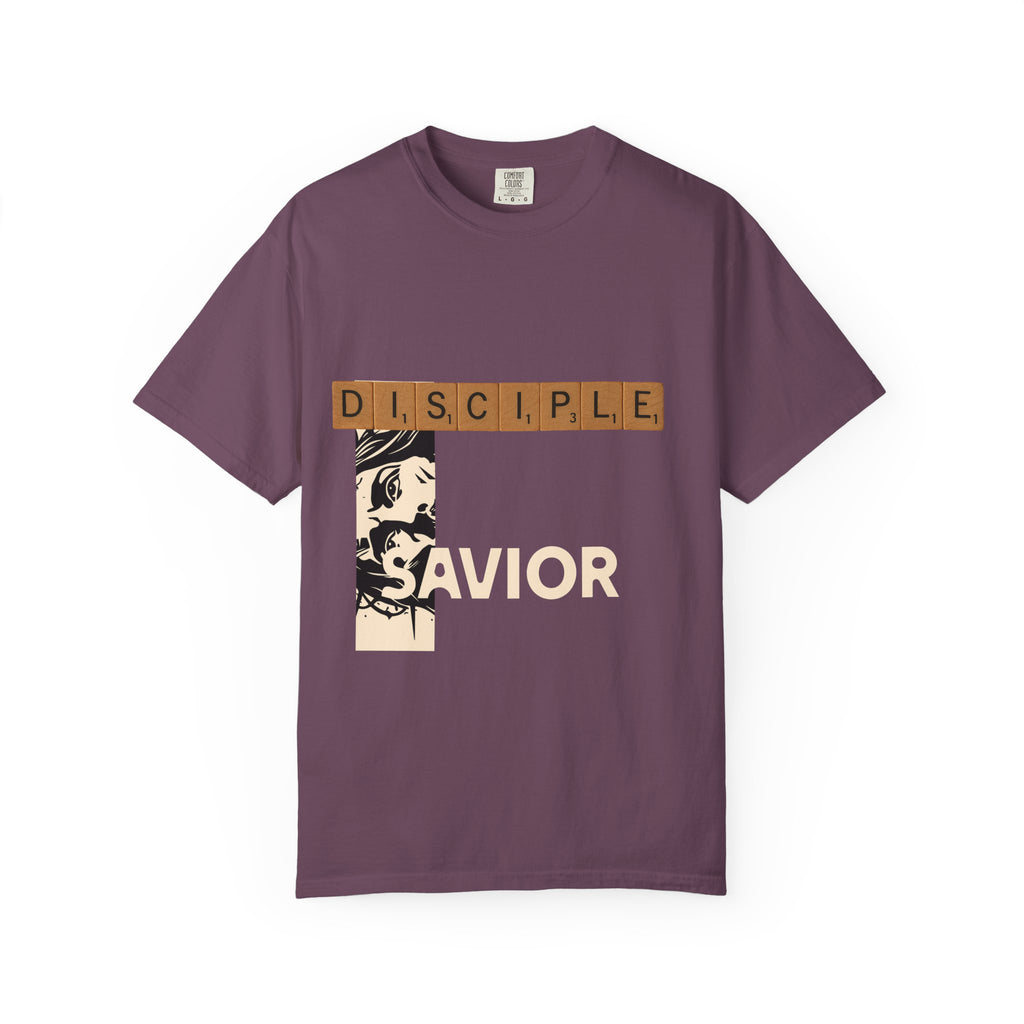 Unisex Garment-Dyed T-Shirt - Scrabble Revelations Game Board Set Gift