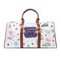 Graffiti 'Travel, Pet, Repeat' Waterproof Travel Bag