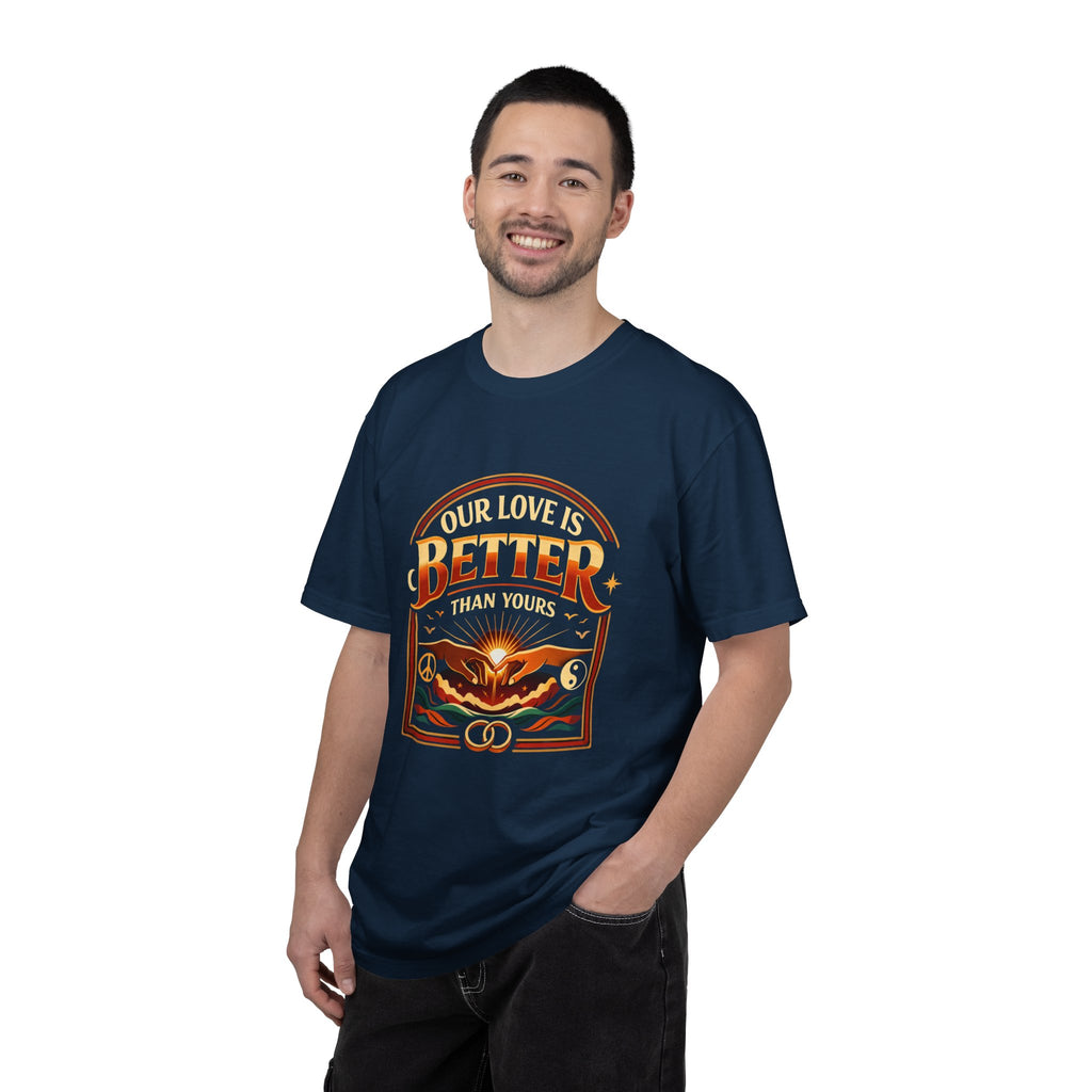 Our Love Is Better Graphic T‑Shirt — Retro Sun & Eagle Vintage Tee