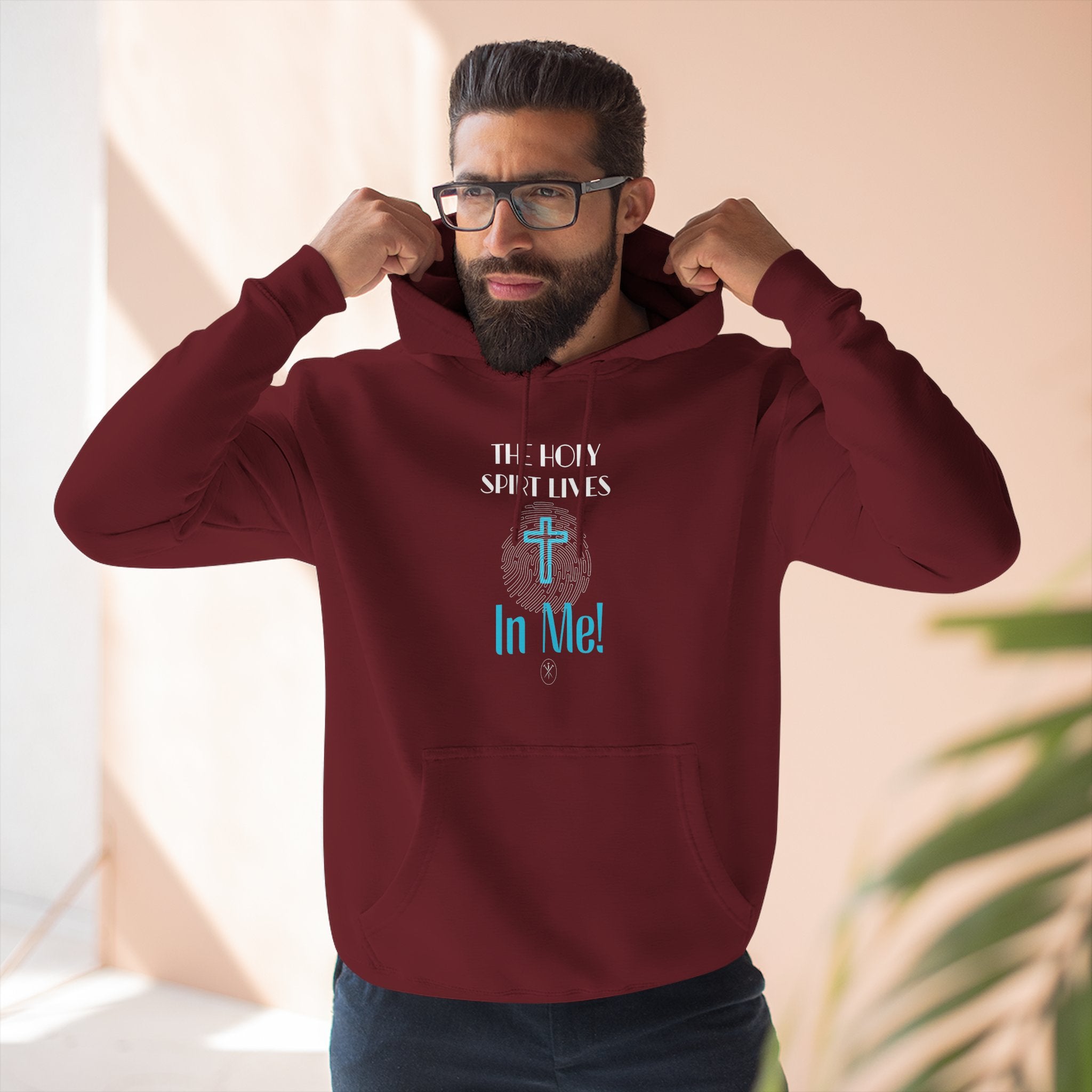 Holy Spirit Inspirational Fleece Hoodie - Faith Apparel