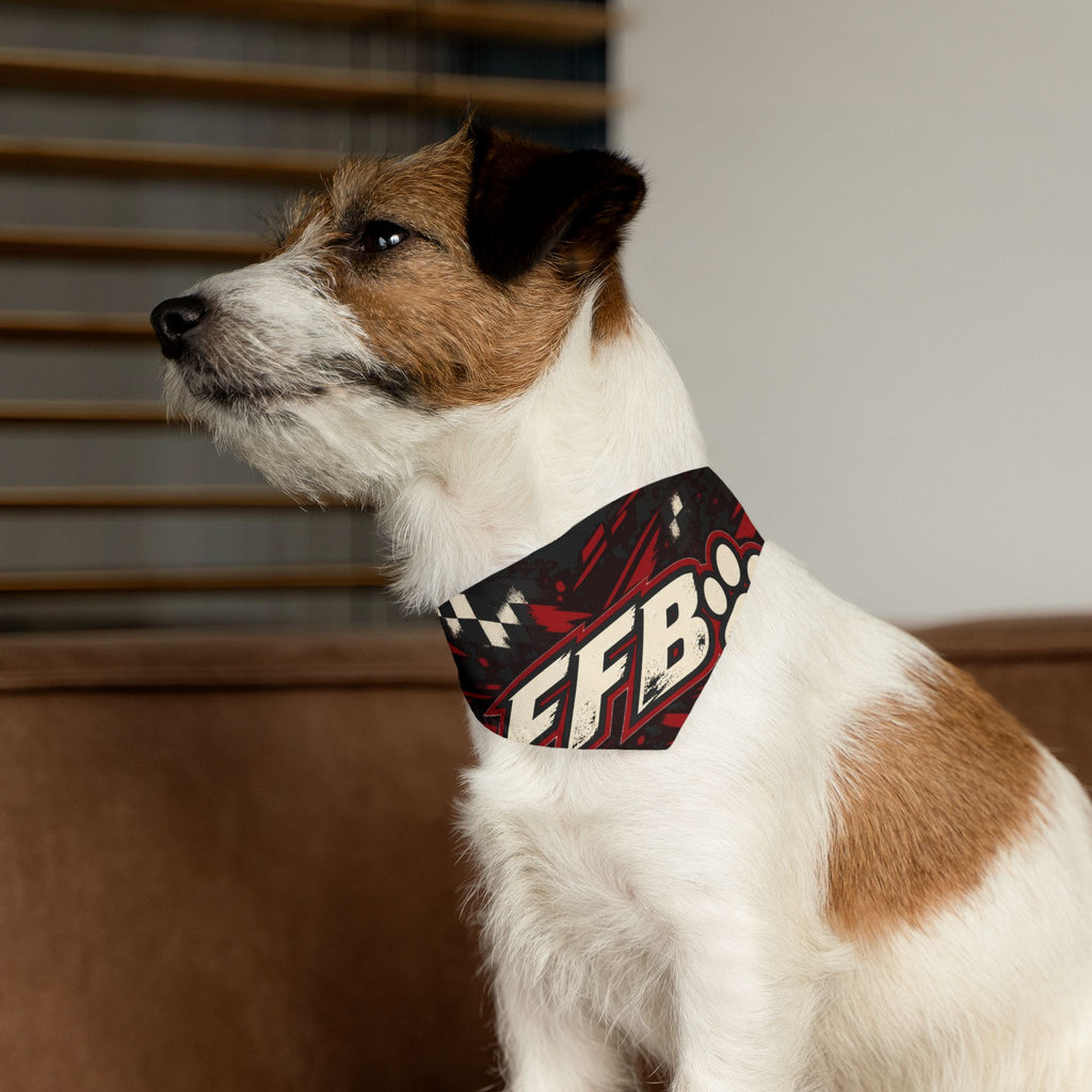Fur Baby Pet Bandana Collar – Cute Paw Print Dog Scarf