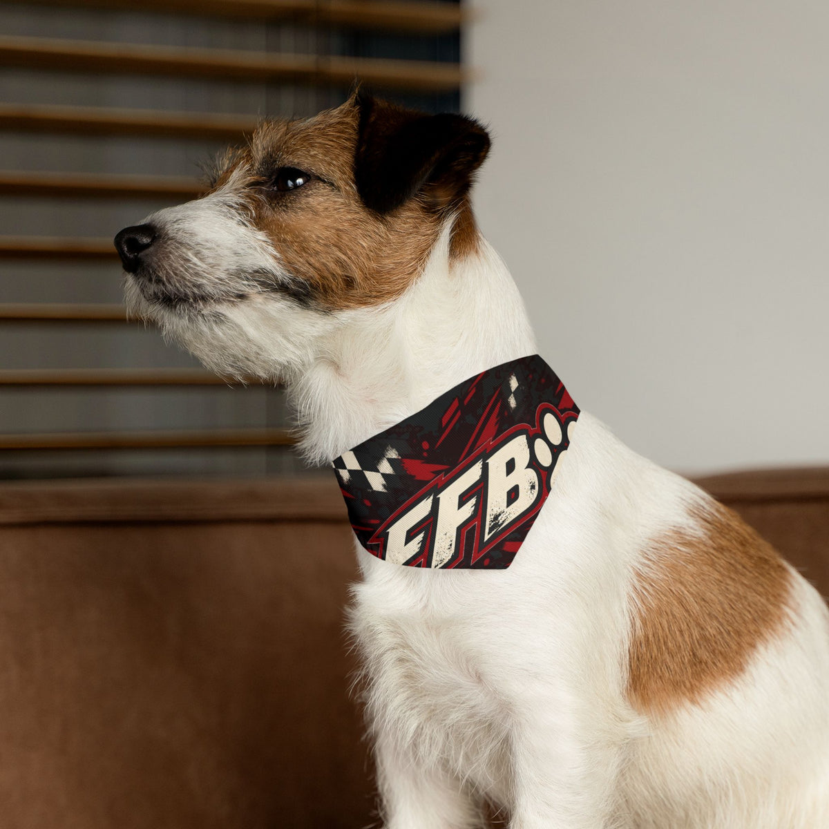 Fur Baby Pet Bandana Collar – Cute Paw Print Dog Scarf