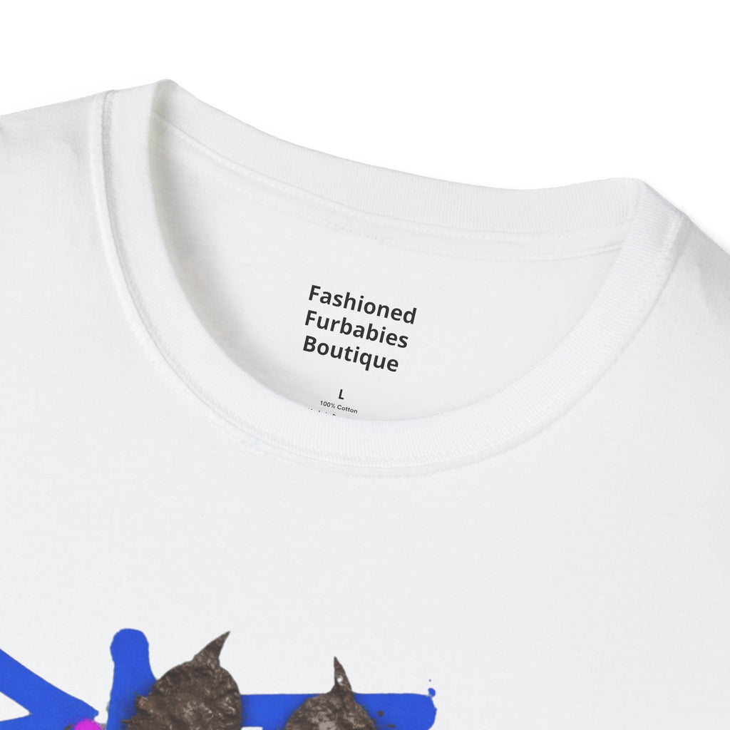 Graffiti Fur Father Punk T-Shirt — "PUNKER" Est. 2022 Urban Streetwear