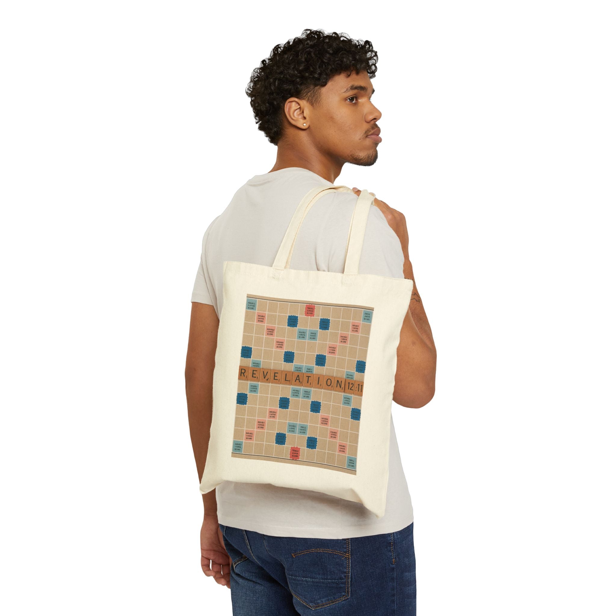 Faithful Board Game Tote - Scripture Scrabble Design