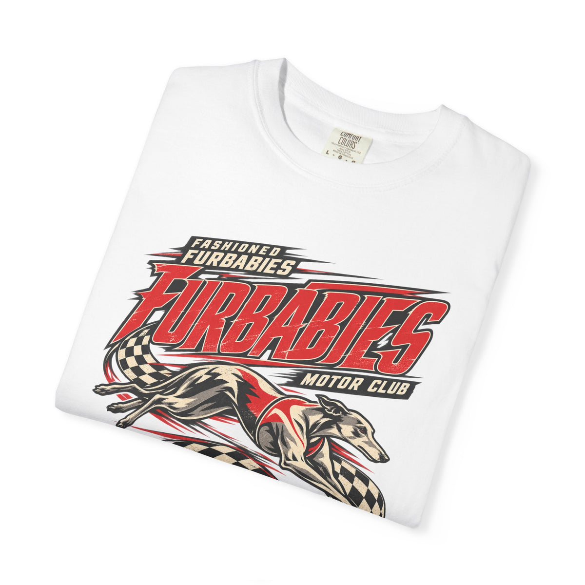 Fur Babies Vintage Racing Graphic T-Shirt