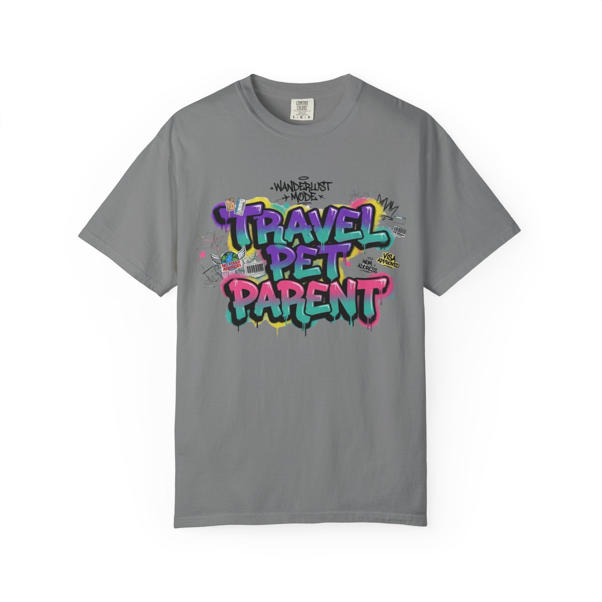 Pet Parent Travel T-Shirt — 'Travel Pet Parent' Design for Dog & Cat Lovers