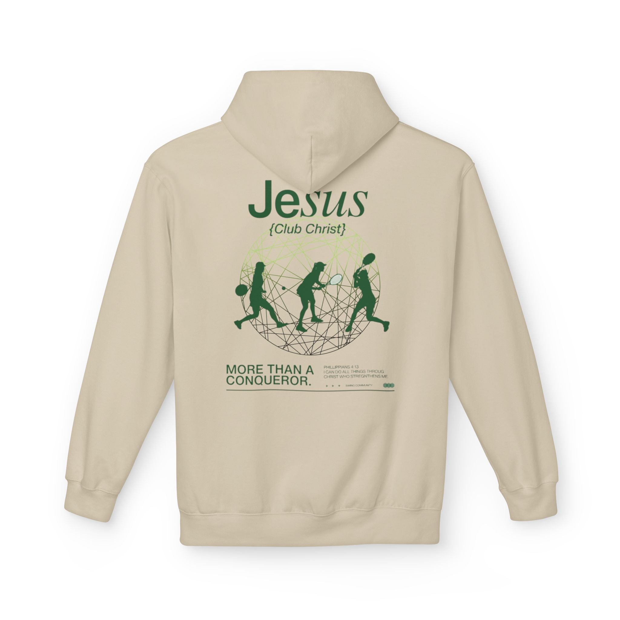 Jesus Athletic Club Hoodie — Faith Graphic Hoodie