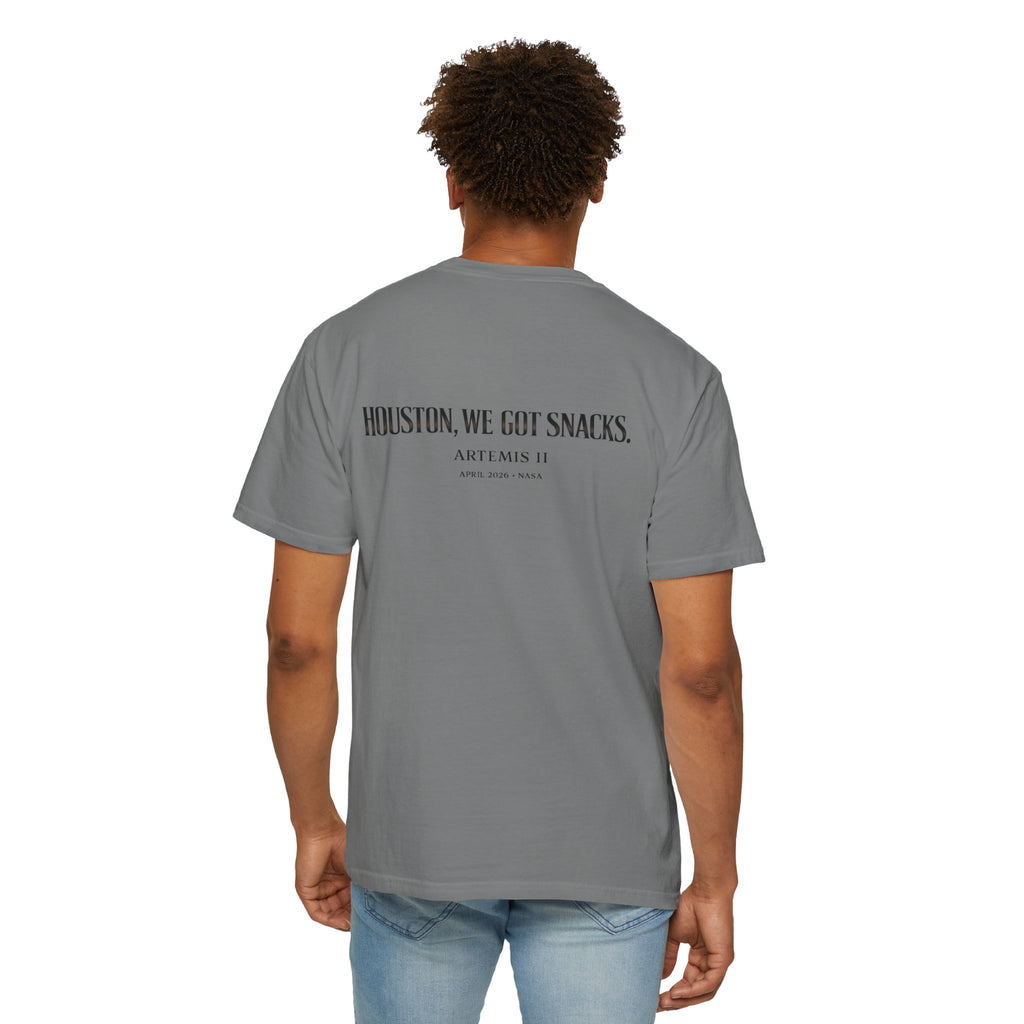 Moonetella T-Shirt — Retro Space Chocolate Moon Graphic Tee (Artemis II Mission Tribute)