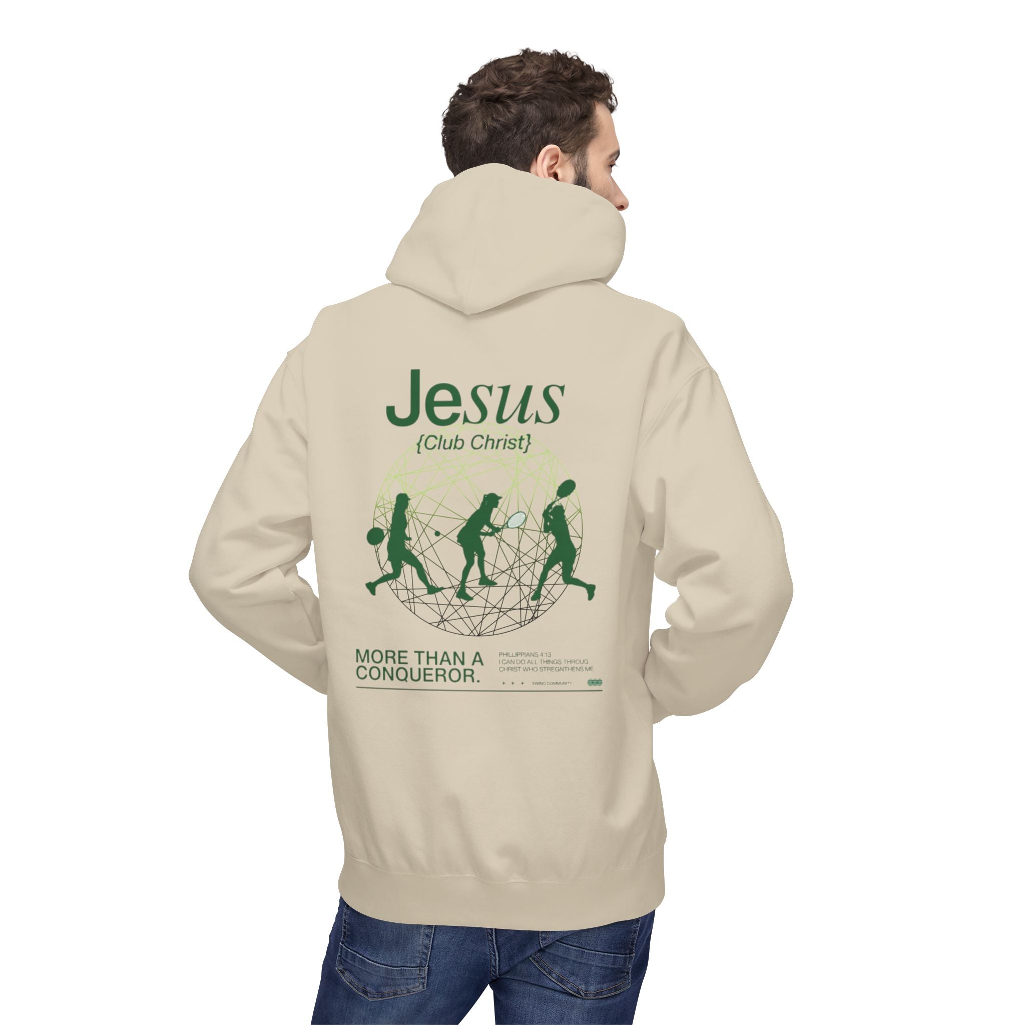 Jesus Athletic Club Hoodie — Faith Graphic Hoodie
