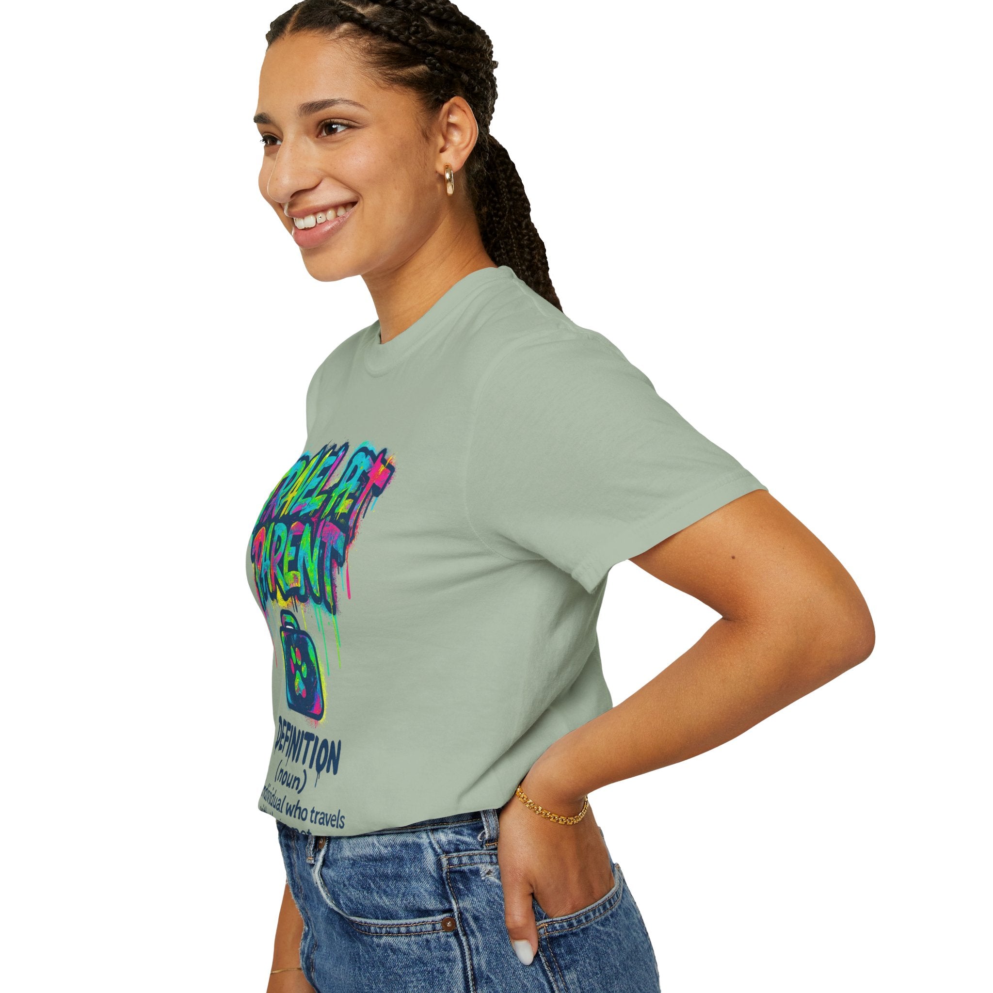Travel Pet Parent T-shirt — Graffiti Design