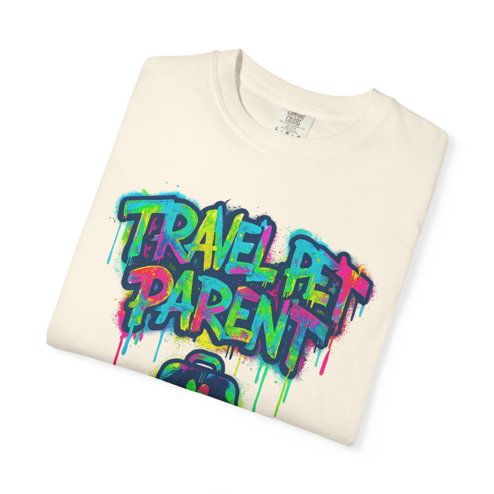 Travel Pet Parent T-shirt — Graffiti Design