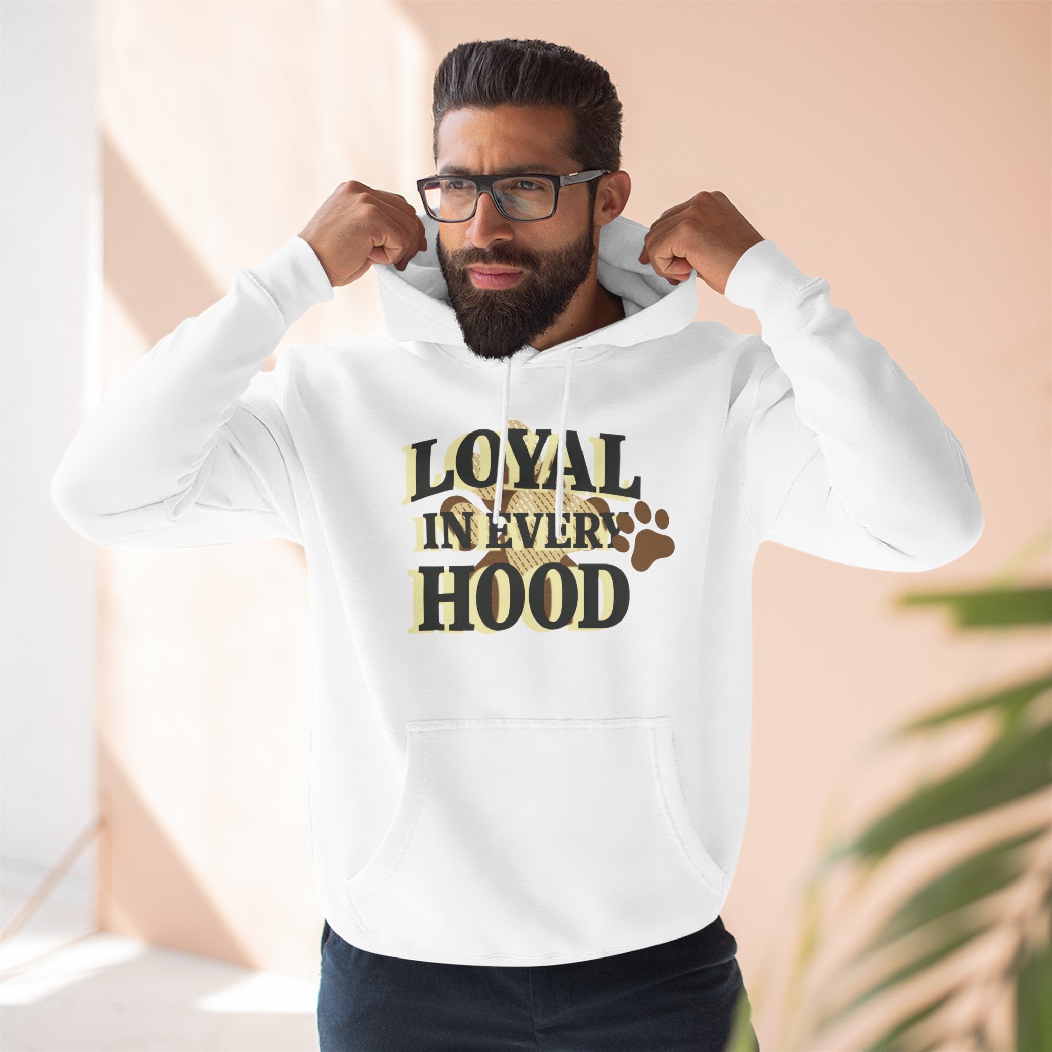 "Loyal in Every Hood" Fleece Three-Panel Hoodie