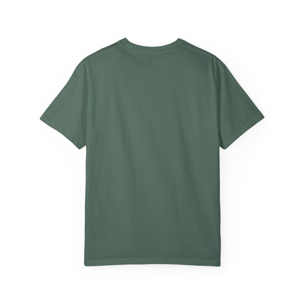 Numbers Graphic Tee — Blue Retro Code Design