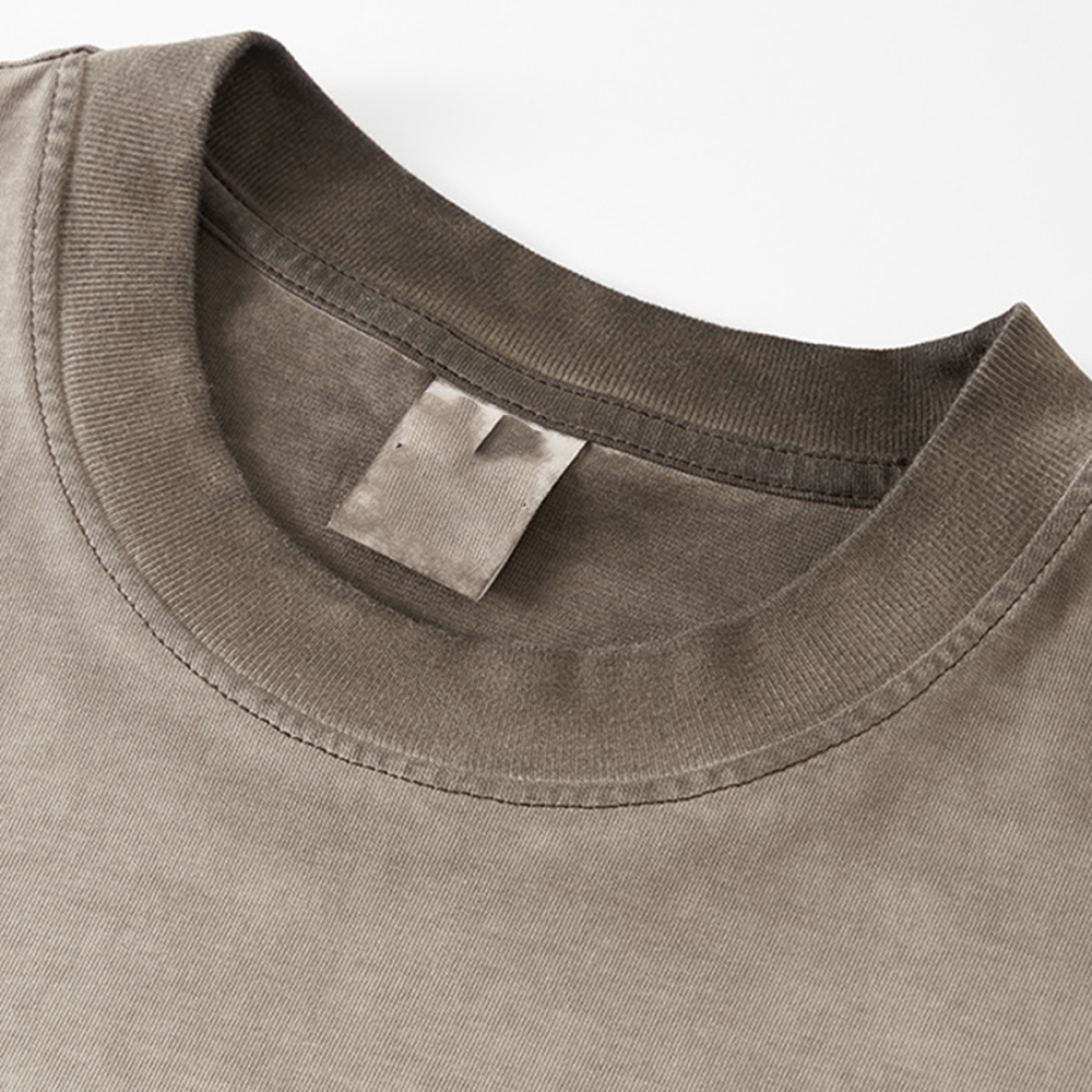 Footprints  Washed Gradient Stir Fried T-shirt(255GSM)longer delivery service