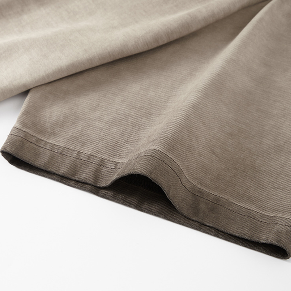 Footprints  Washed Gradient Stir Fried T-shirt(255GSM)longer delivery service