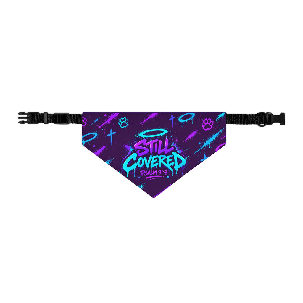 Still Covered Psalm 91:4 Pet Bandana Collar