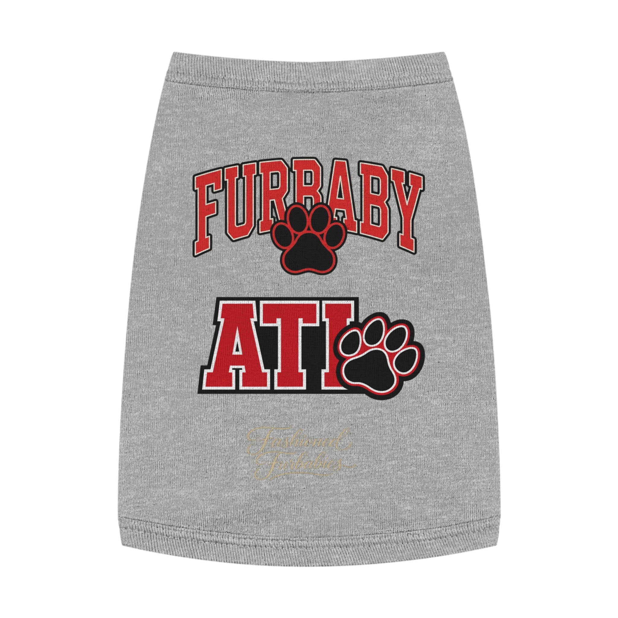 Furbaby ATL Dog Tank Top – Red Paw Atlanta Pet Shirt Matching