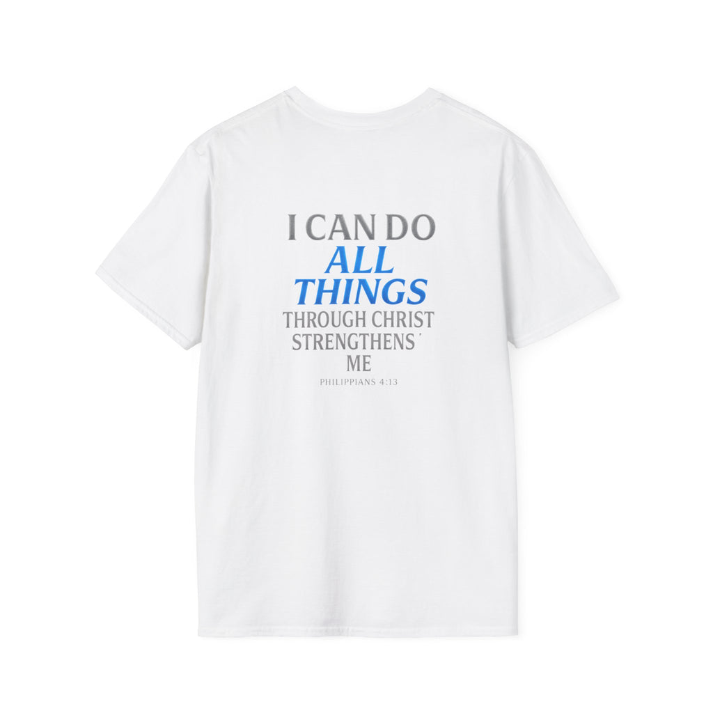 North Carolina Atlanta California Pet Bandana Tee — Matching Scripture on Back