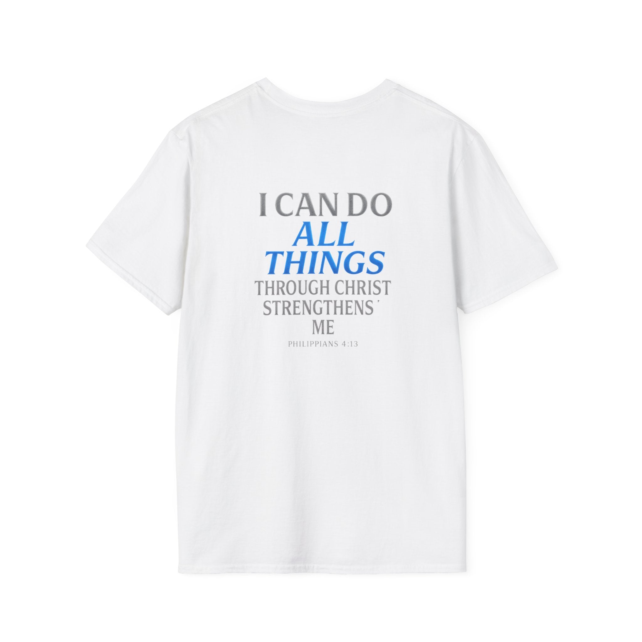 North Carolina Atlanta California Pet Bandana Tee — Matching Scripture on Back