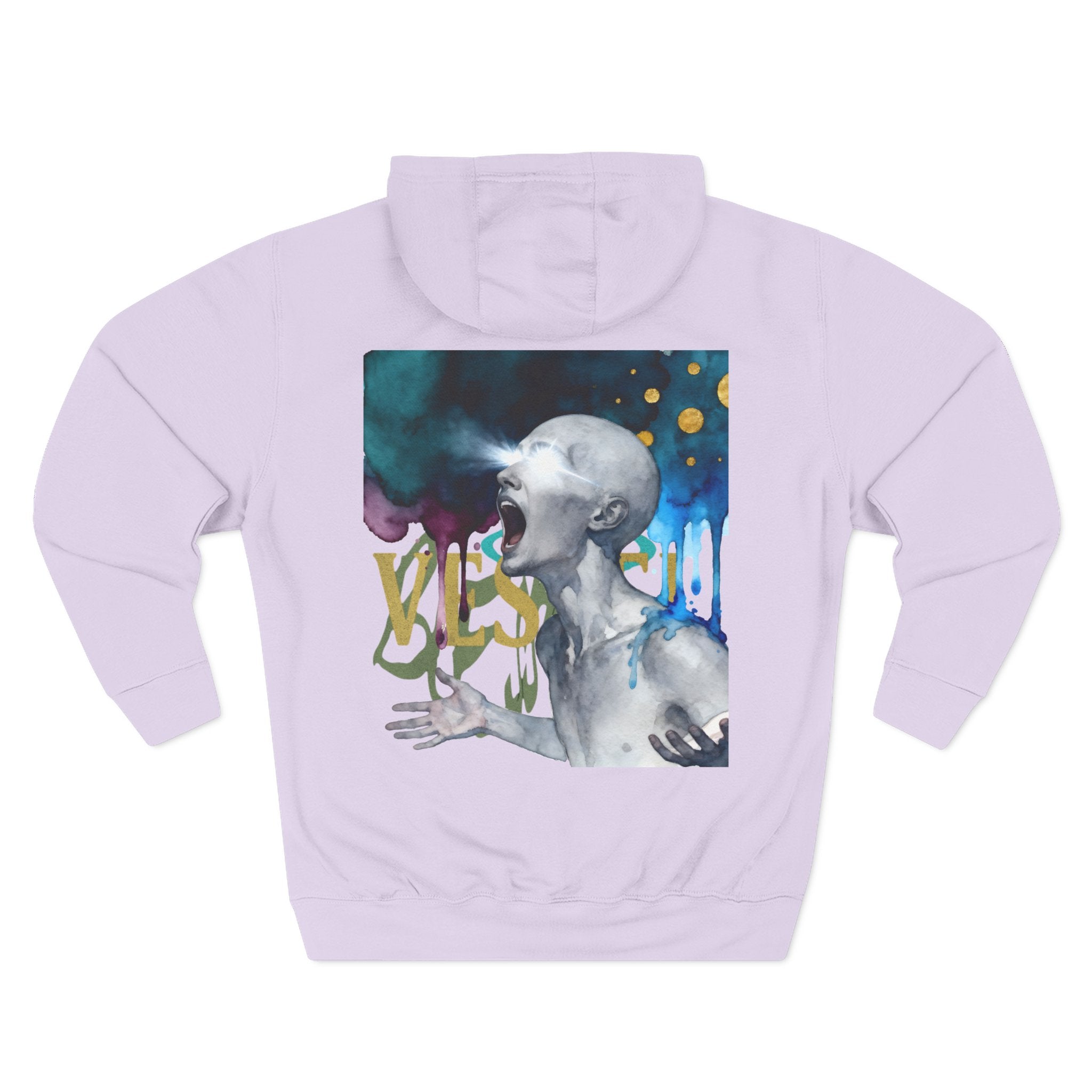 Vessel, Inspirational Three-Panel Fleece Hoodie -