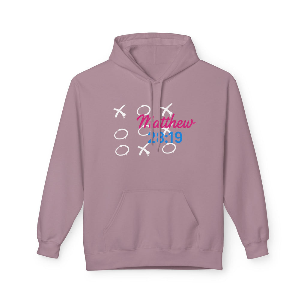 Tic Tac Toe Trinity Hoodie - God Jesus Holy Spirit