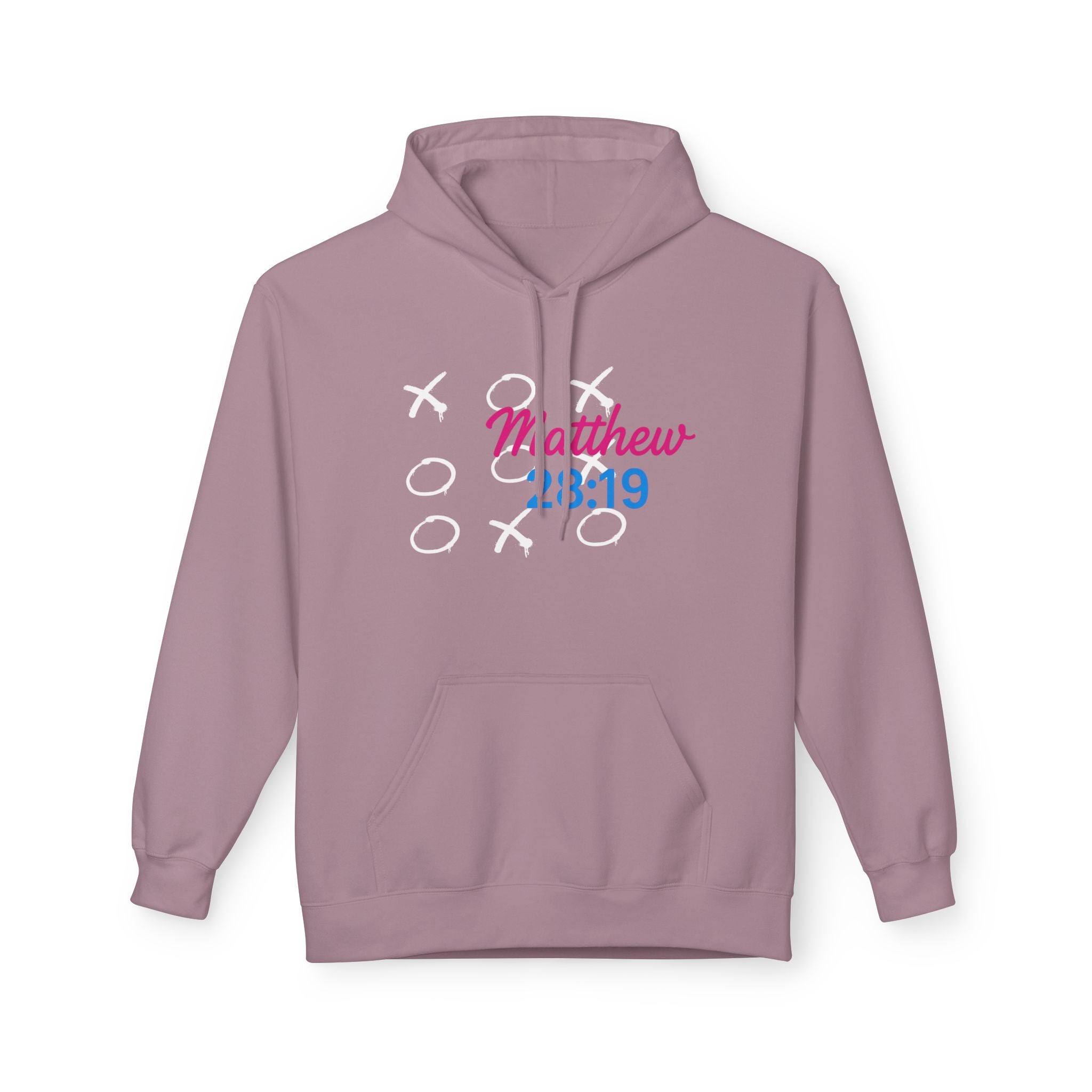 Tic Tac Toe Trinity Hoodie - God Jesus Holy Spirit