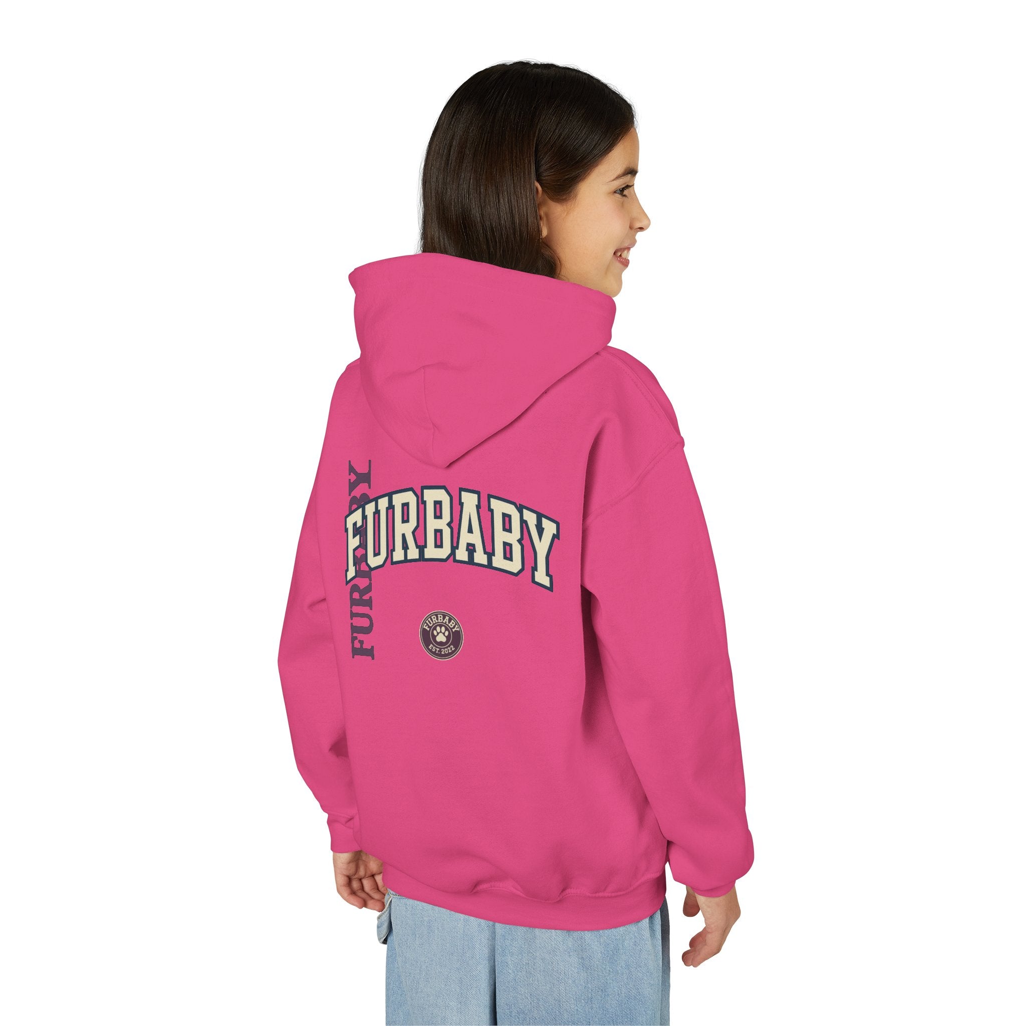 Furbaby Youth Hoodie — Cute Pet Lover Kids' Hooded Sweatshirt
