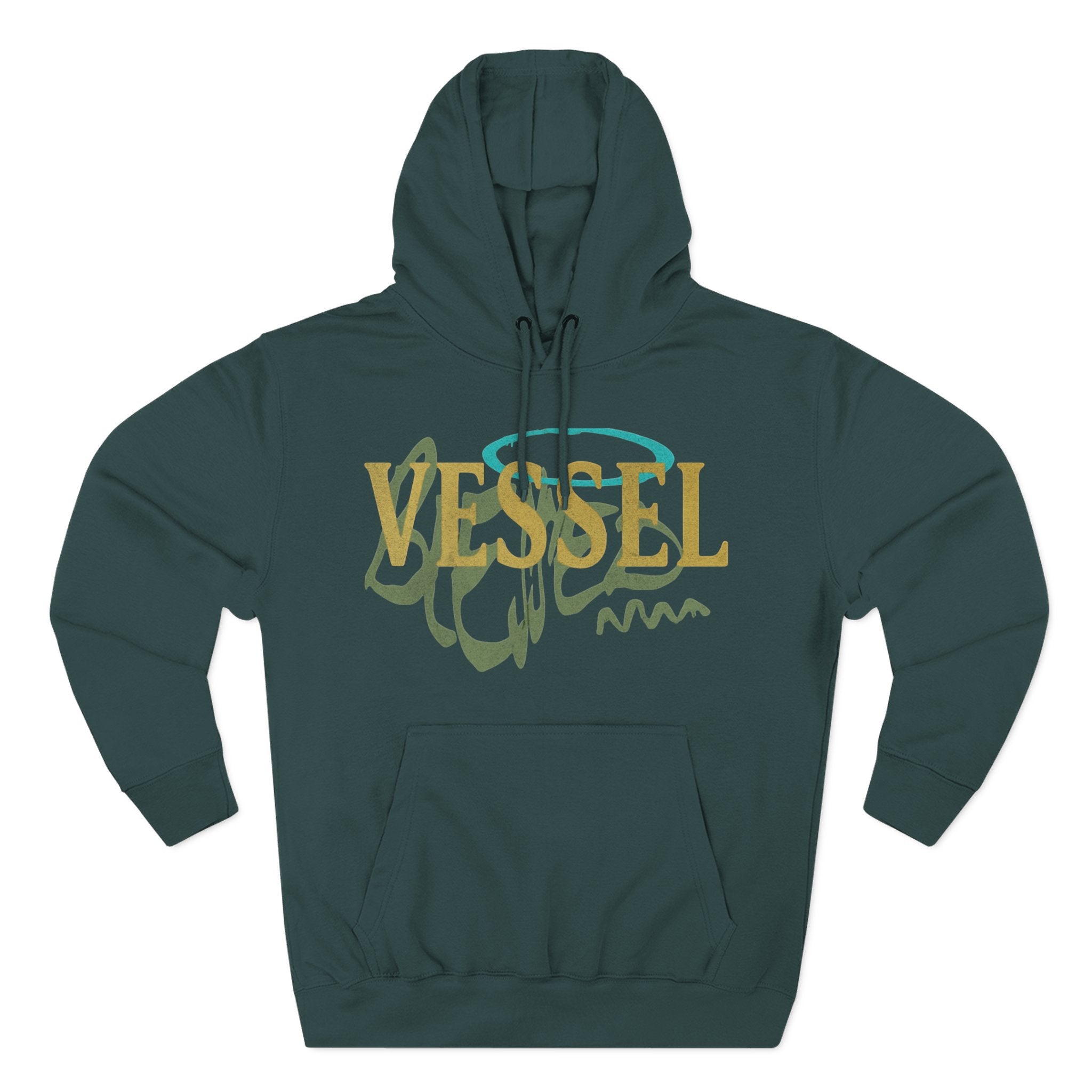Vessel, Inspirational Three-Panel Fleece Hoodie -