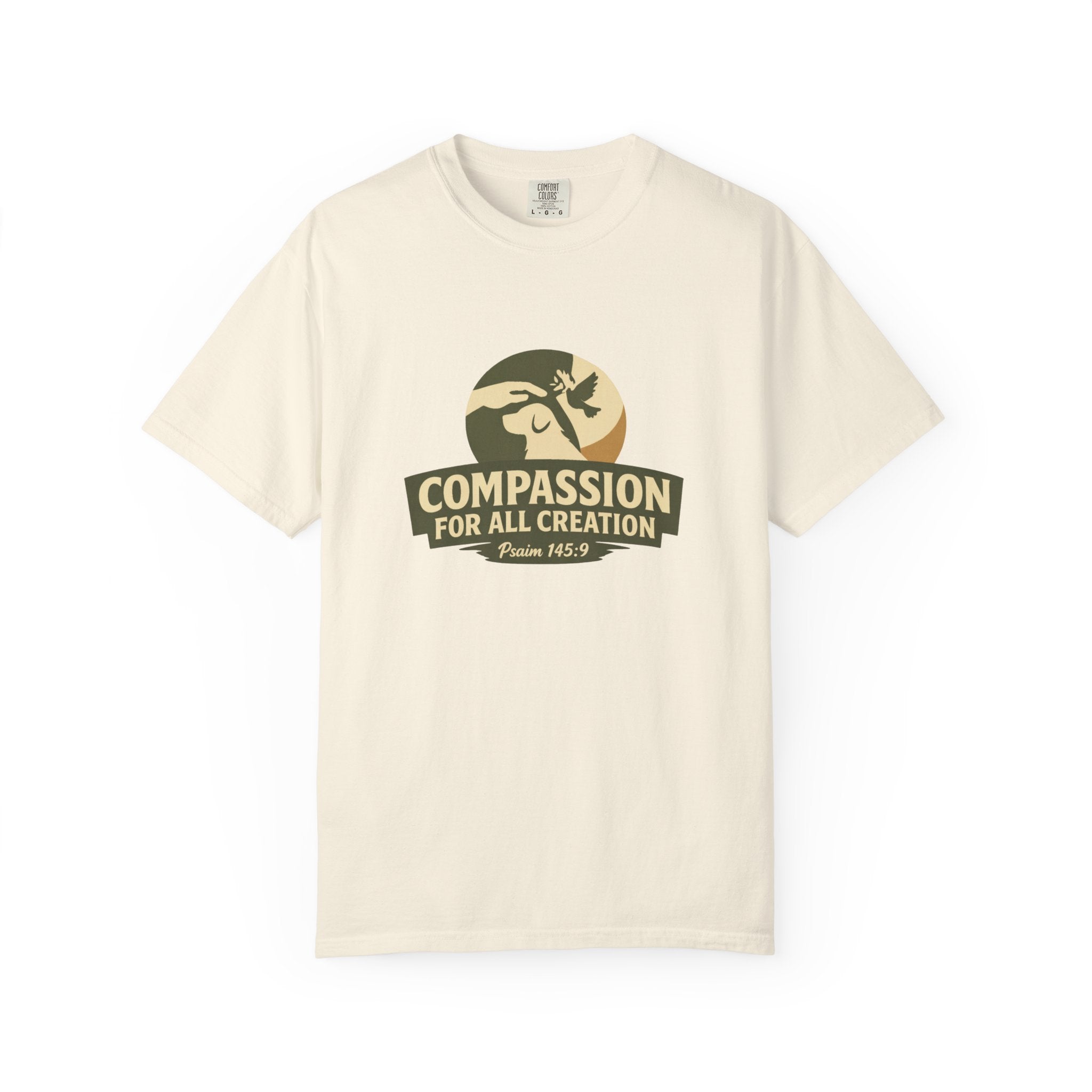 Compassion for All Creation T-Shirt — Psalm 145:9 Christian Graphic Tee,  Matching Pet Apparel Available