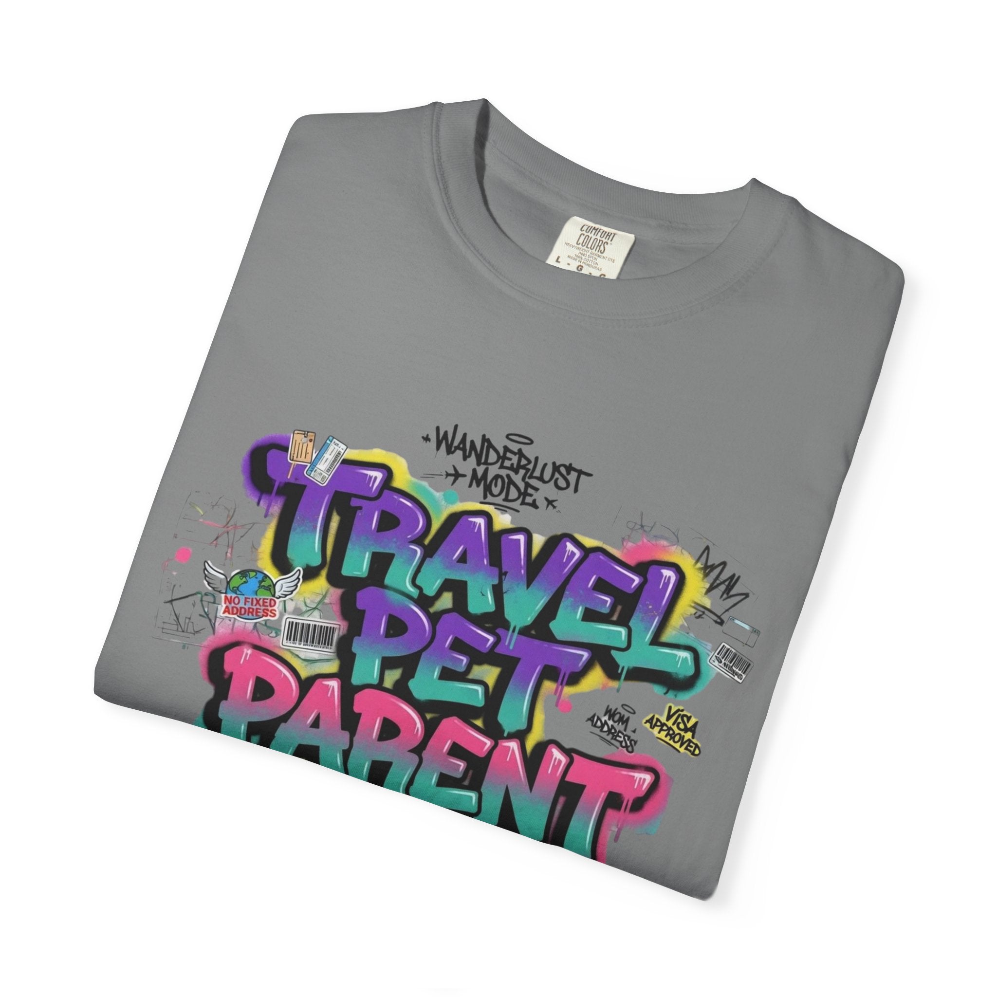 Pet Parent Travel T-Shirt — 'Travel Pet Parent' Design for Dog & Cat Lovers